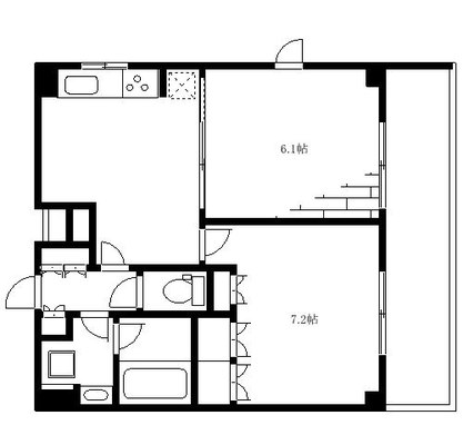 筑波大学 マンション 2DK