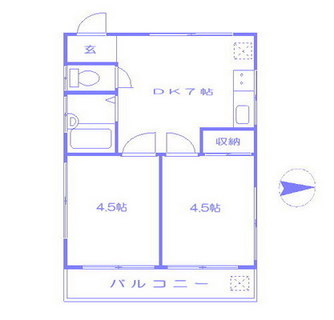 東京都北区田端３丁目 賃貸マンション 2DK