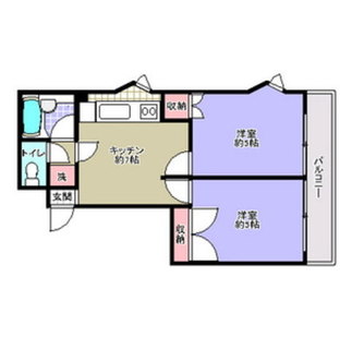 東京都文京区本駒込３丁目 賃貸マンション 2DK