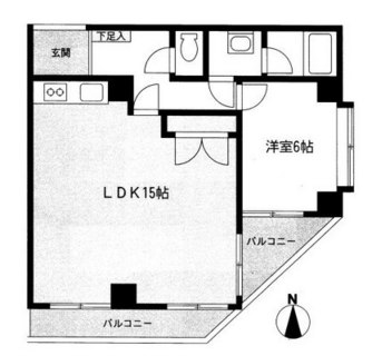 東京都文京区大塚３丁目 賃貸マンション 1LDK