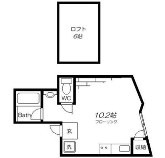 東京都文京区小石川３丁目 賃貸アパート 1R