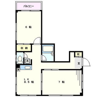 東京都文京区白山１丁目 賃貸マンション 2DK