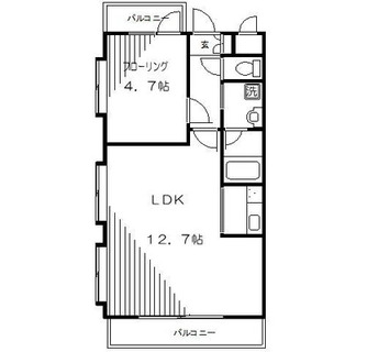 東京都新宿区新小川町 賃貸マンション 1LDK