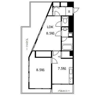 東京都文京区小石川３丁目 賃貸マンション 2LDK