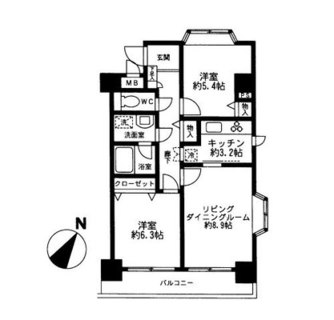 東京都文京区千石１丁目 賃貸マンション 2LDK